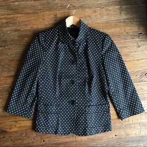 NWOT Talbots Polka Dot Blazer - Size 2